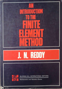 Image of AN INTRODUCTION TO THE FINITE ELEMENT METHOD